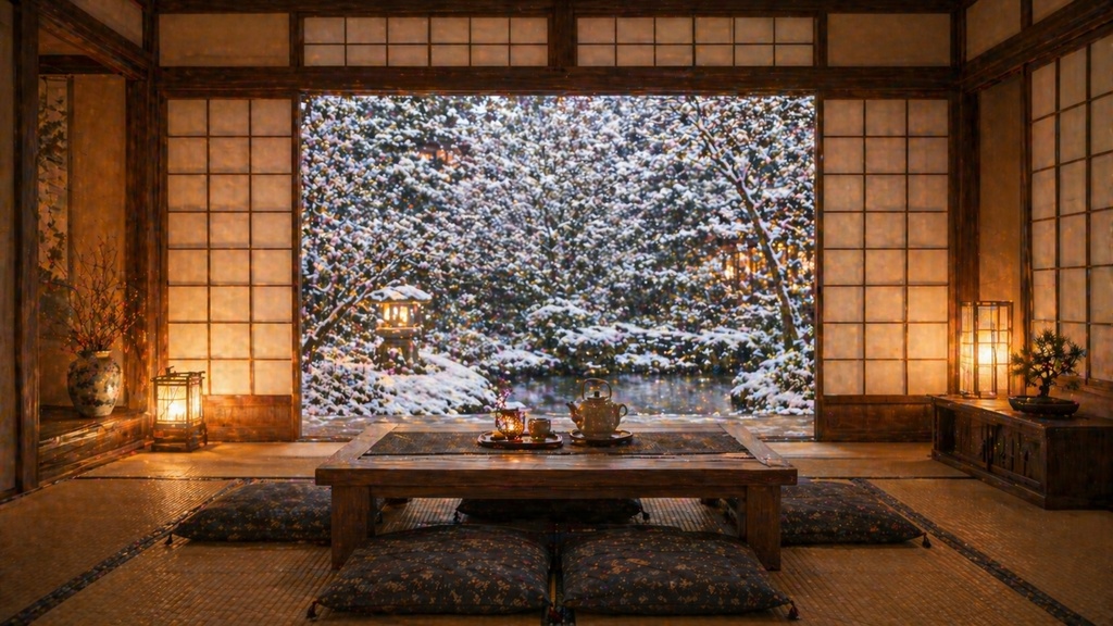 【和風背景10枚セット】春夏秋冬|配信・サムネ・動画用素材