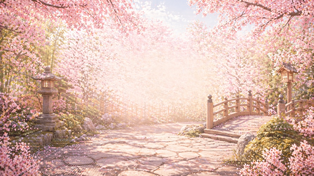 【和風背景10枚セット】春夏秋冬|配信・サムネ・動画用素材