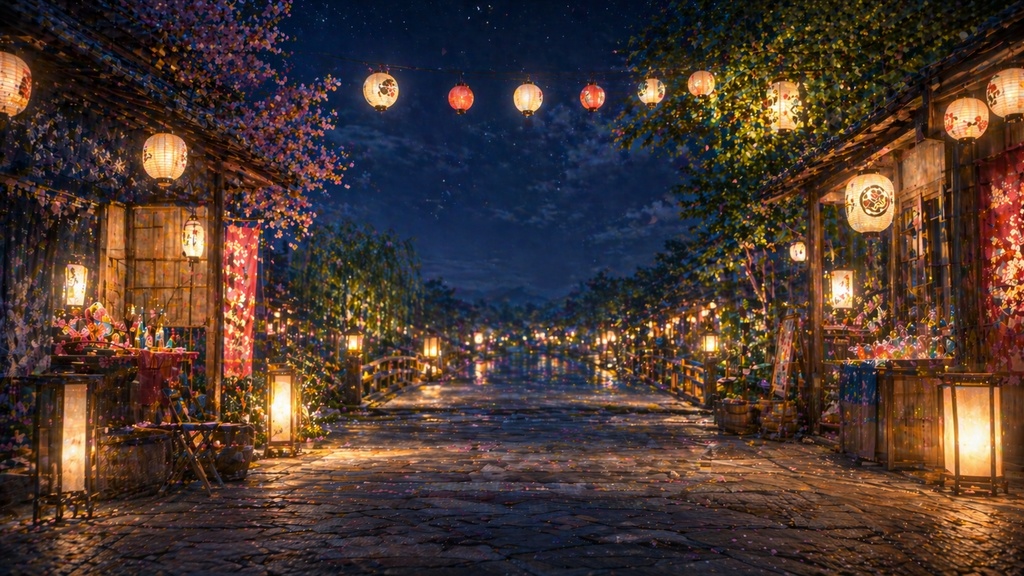 【和風背景10枚セット】春夏秋冬|配信・サムネ・動画用素材