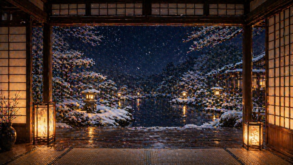 【和風背景10枚セット】春夏秋冬|配信・サムネ・動画用素材