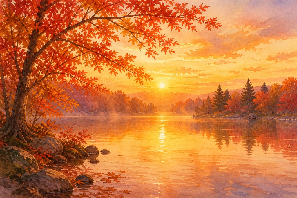 【5枚セット】紅葉の庭 背景素材｜商用利用可