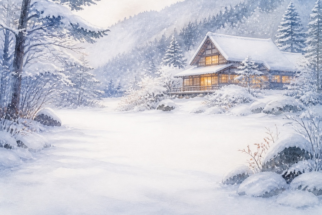 【5枚セット】雪景色 背景素材｜商用利用可