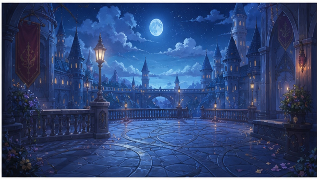 【5枚セット】ファンタジーRPG配信背景素材|商用利用可
