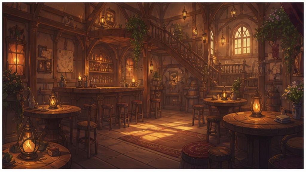 【5枚セット】ファンタジーRPG配信背景素材|商用利用可