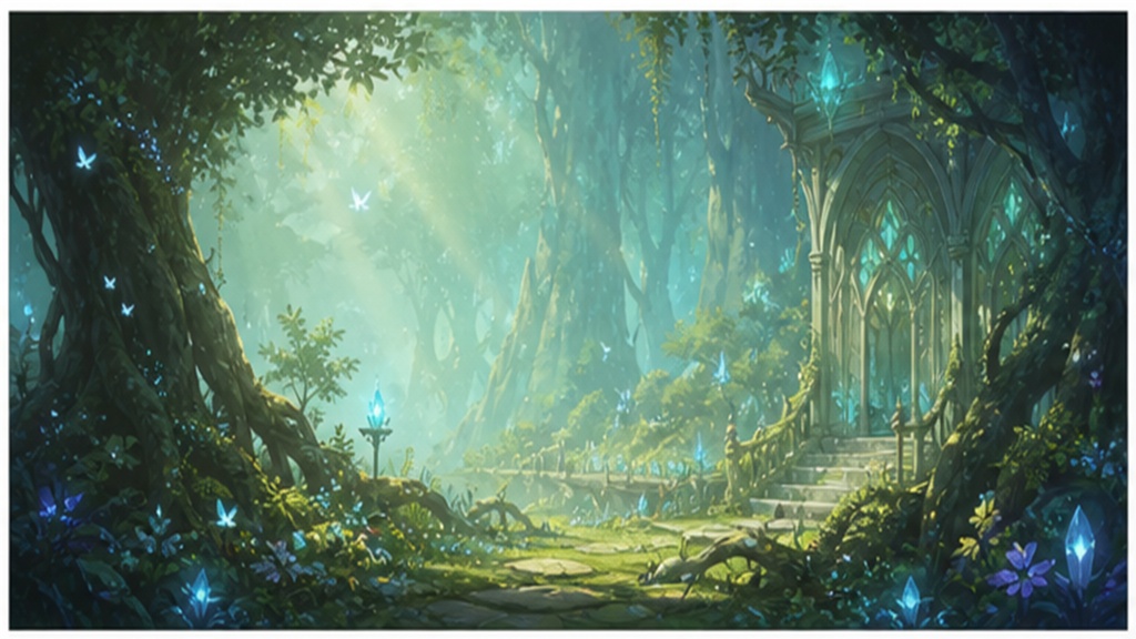 【5枚セット】ファンタジーRPG配信背景素材｜商用利用可