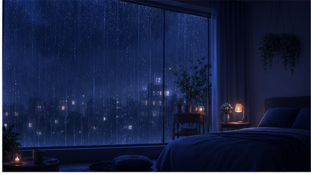 【5枚セット】深夜雑談向け 配信背景素材|商用利用可