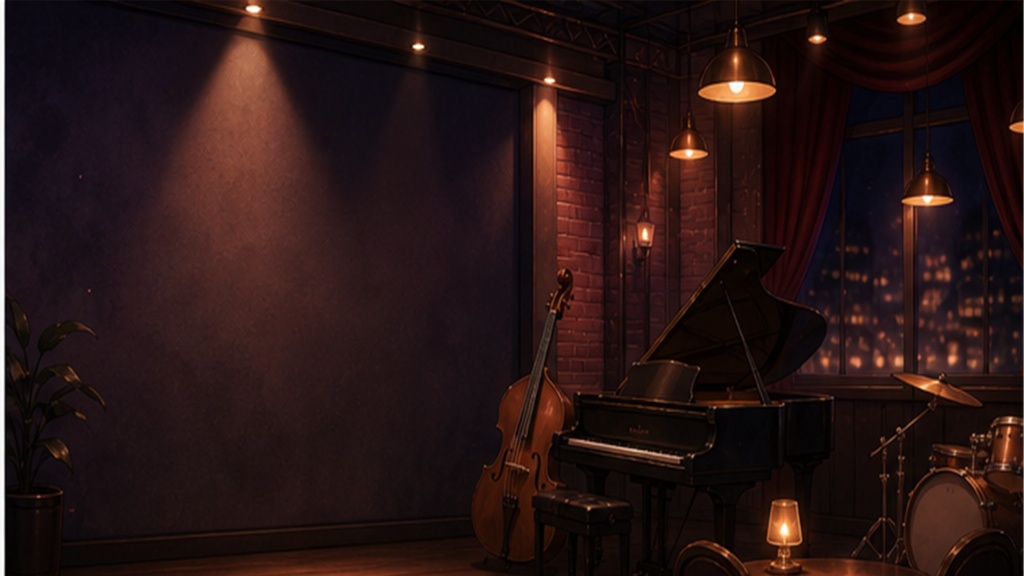 【5枚セット】歌枠・音楽配信ステージ背景素材|商用利用可