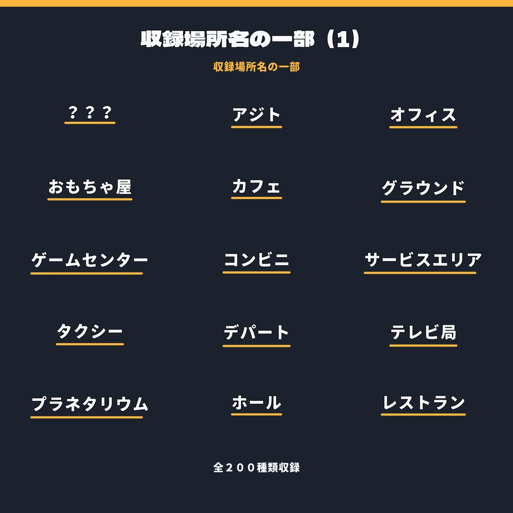 【WebP】場所名がタイピング風に出てくるWebPー200種類(400枚)【ココフォリア】