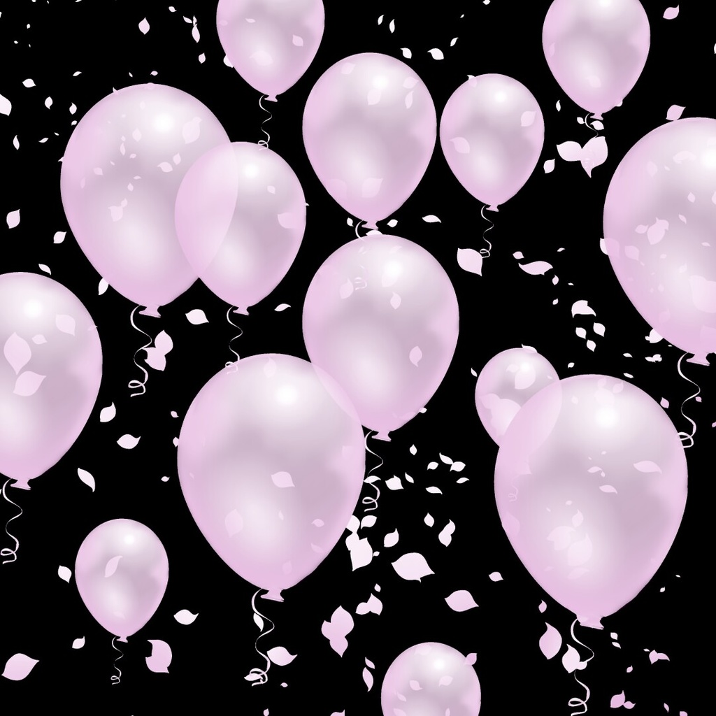 Procreate ブラシ - 雰囲気ブラシ(星・シャボン玉・発光フェザー・風船・スパークル・花びら・光の斑点)52本