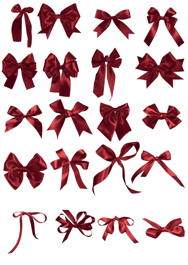 Procreate ブラシ - リボン、ボウタイ  63本