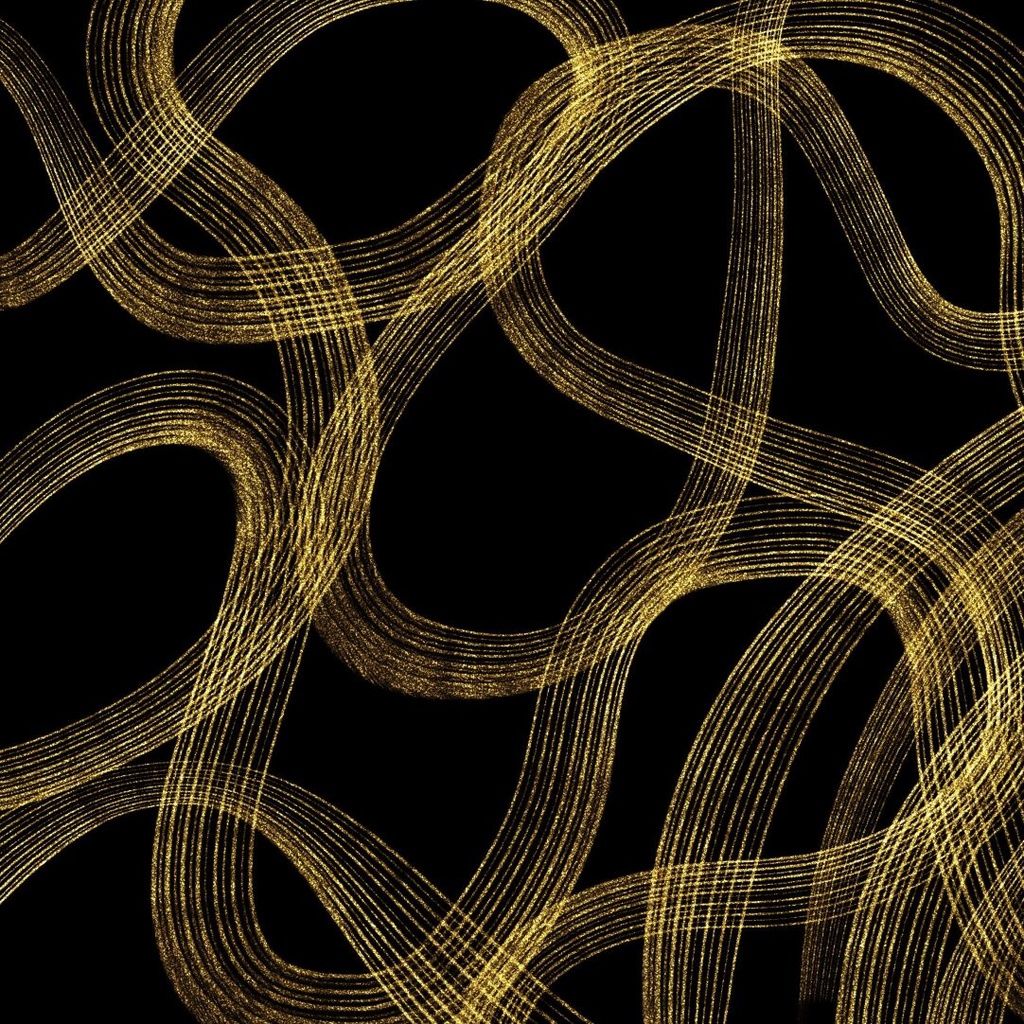 Procreateブラシ - パール光(金箔、銀箔、絹糸、線列)37本