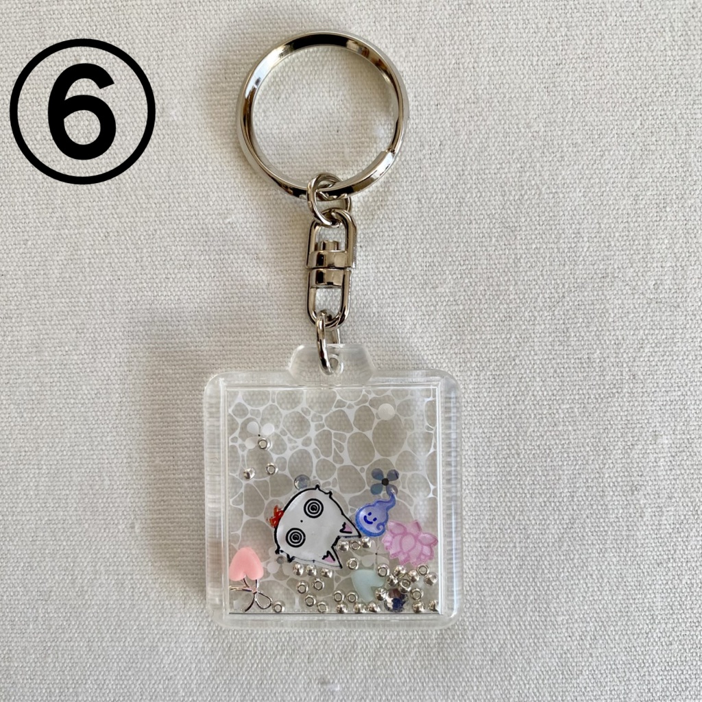 ほわほわのシャカシャカ★キーリング