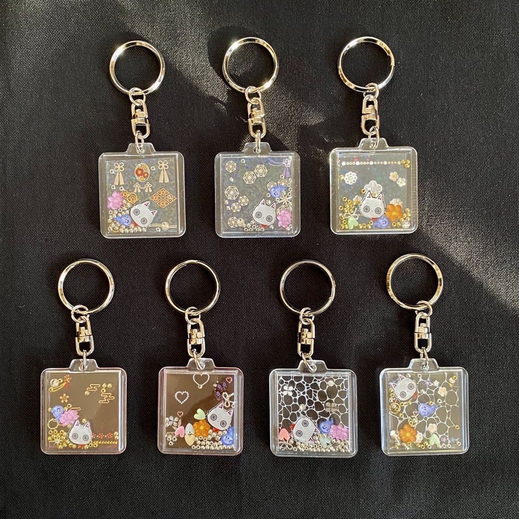 ほわほわのシャカシャカ★キーリング