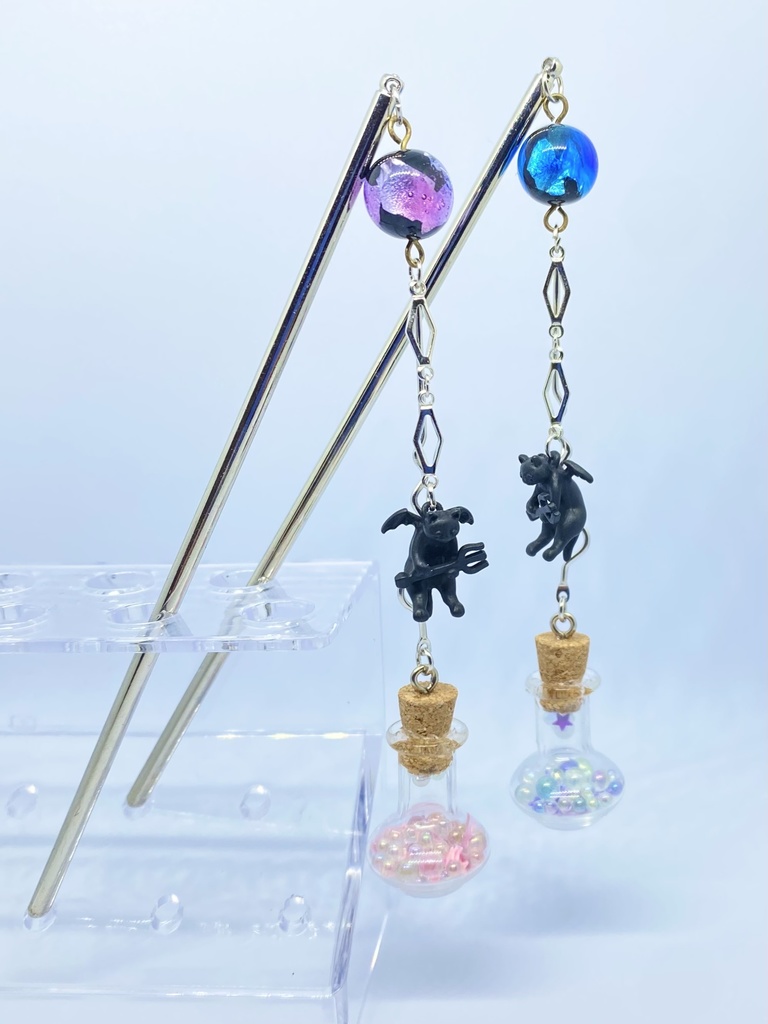 闇猫ノ魔封瓶 かんざし