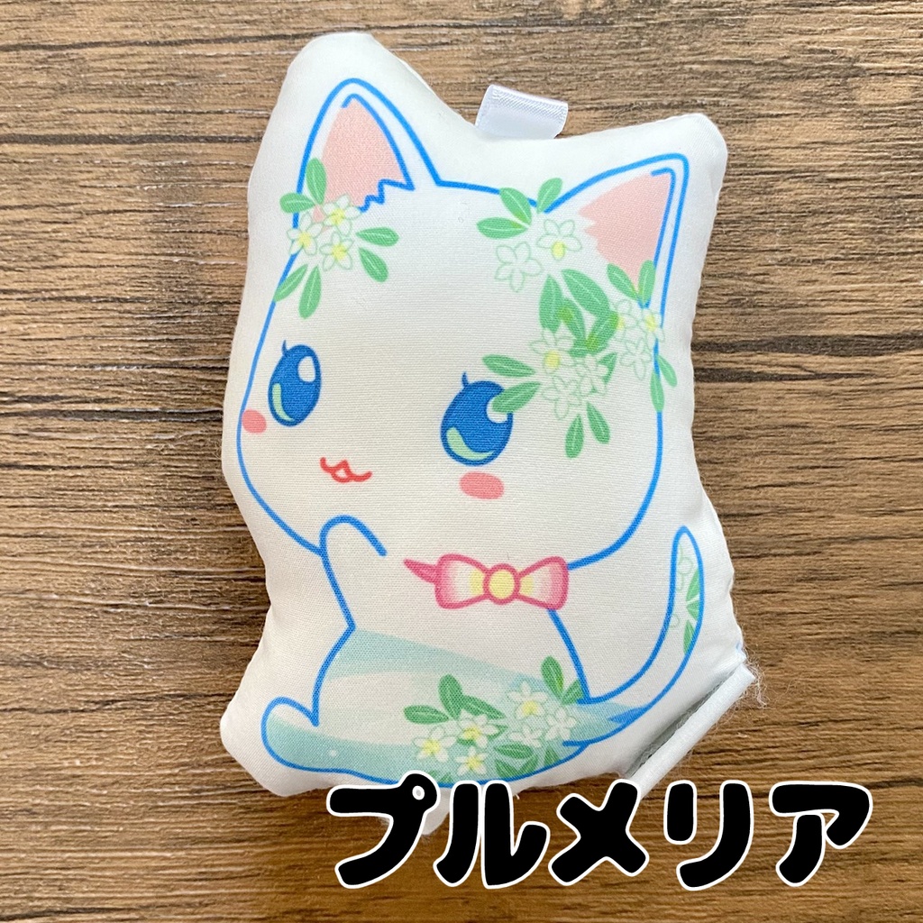 【見返り花猫】ミニクッションマスコット<全21種>