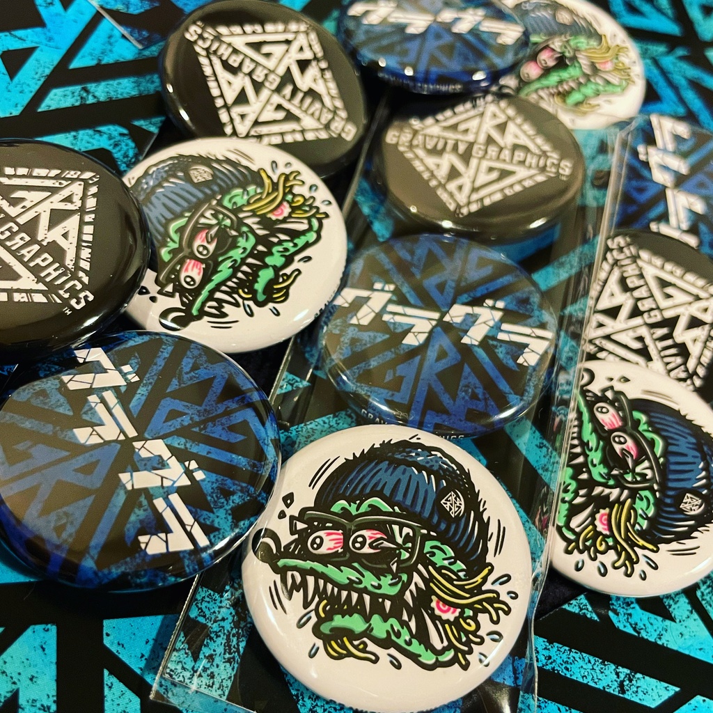 GRA GЯA 缶バッジ 3種セット