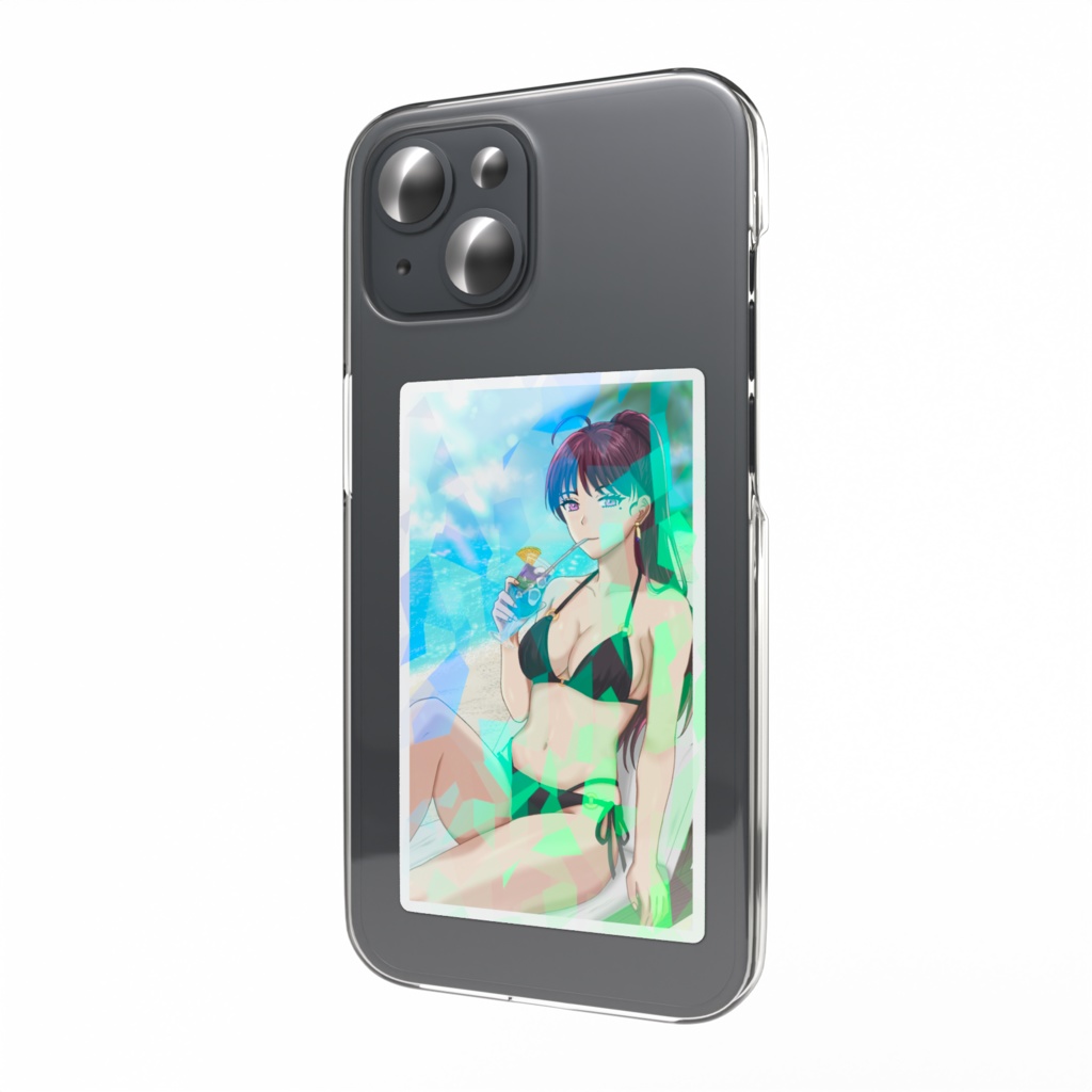 Hologram summer(スマホステッカー)