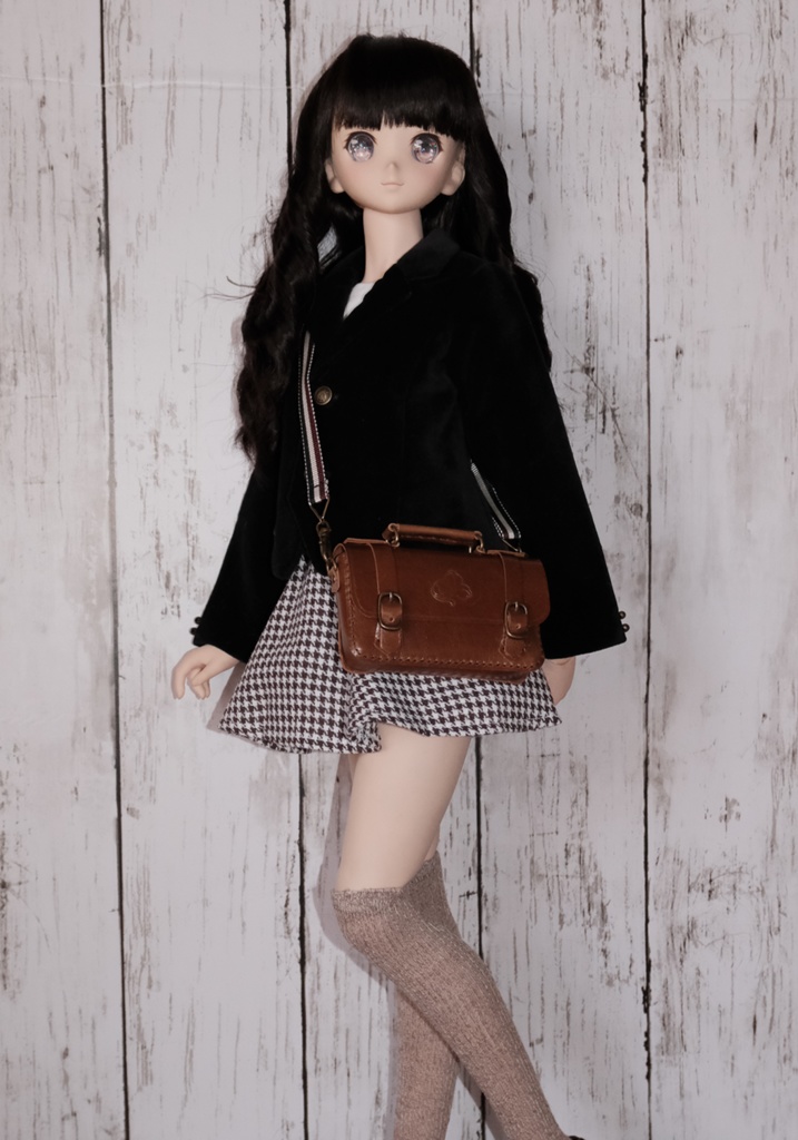 レザーサッチェルバッグ