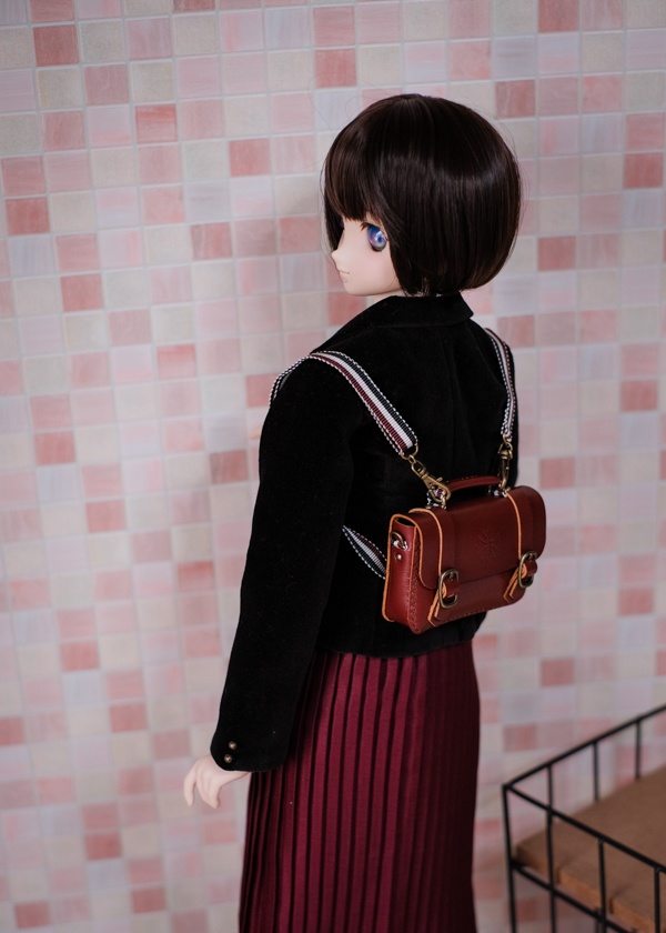 レザーサッチェルリュック