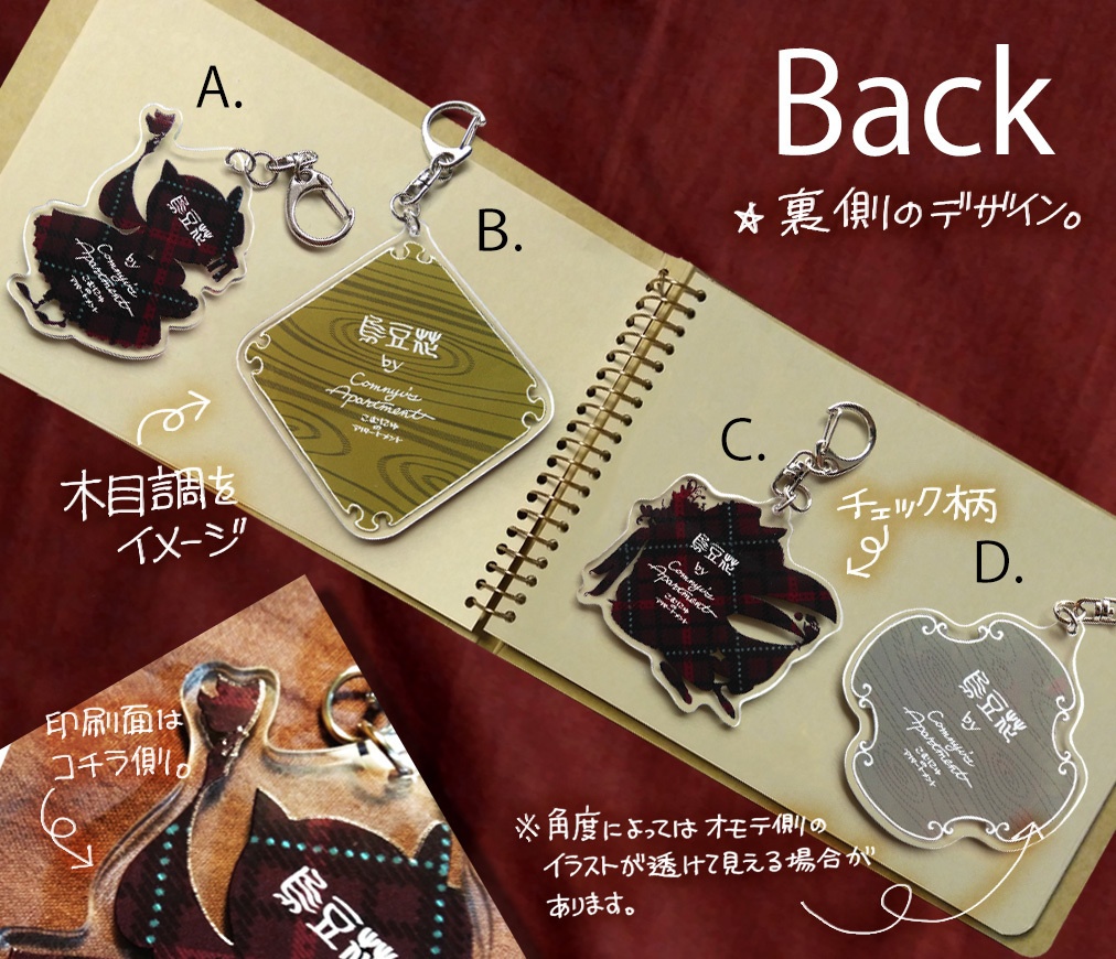 『鳥豆花』アクキー(単品)