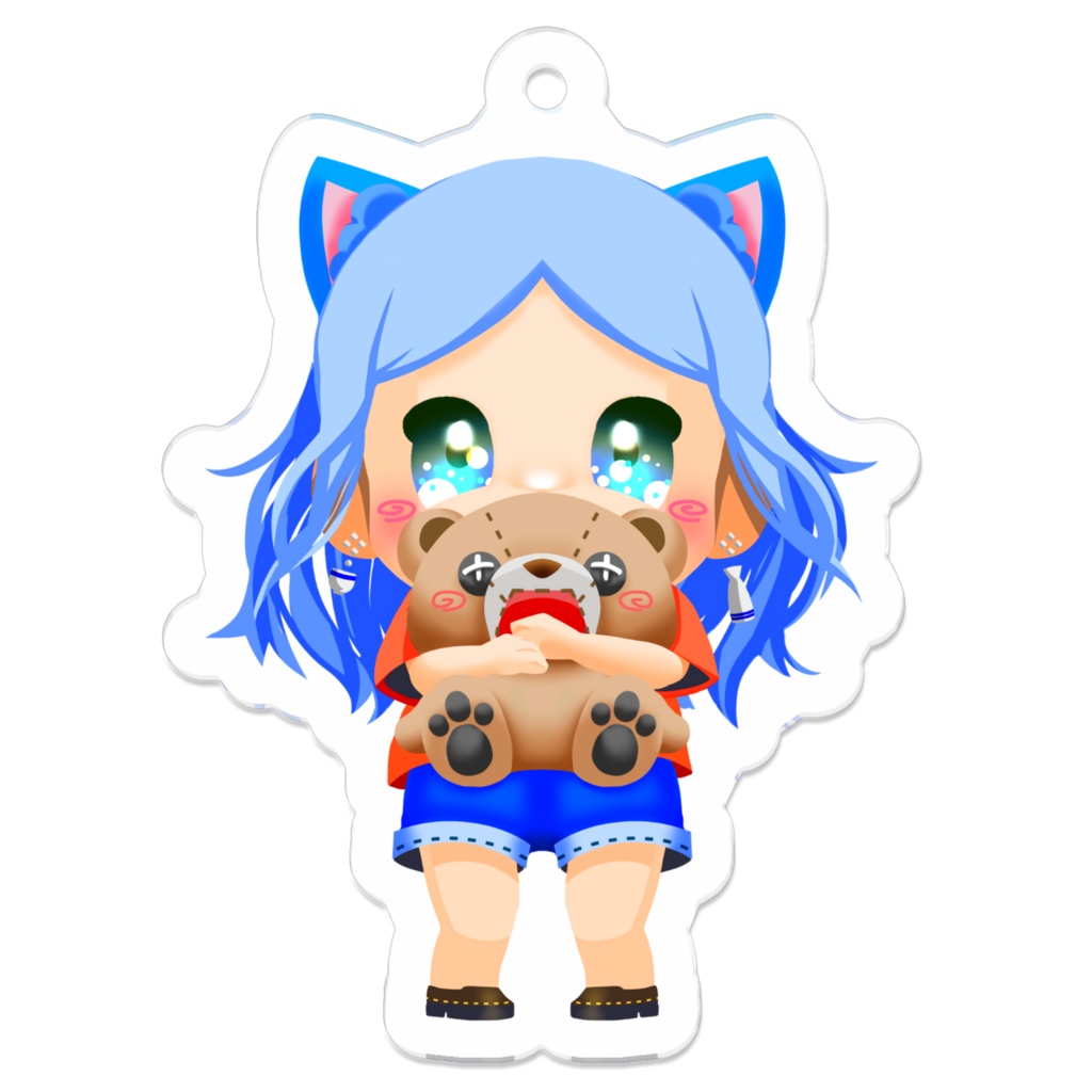 お茶会06 アクリルキーホルダー(50x50mm)