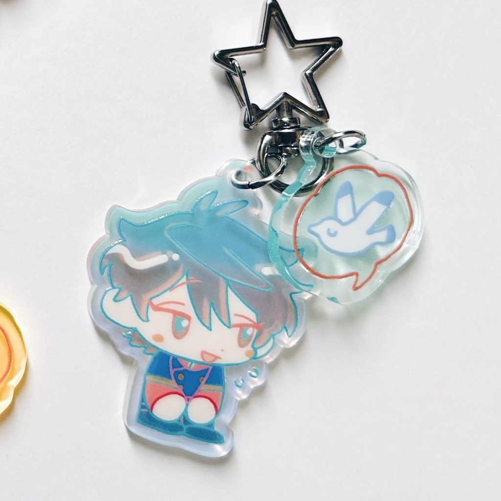 チャームつきオーロラアクキー『すれいんver.』