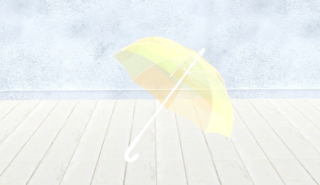 【無料アバターアクセサリー】ビニール傘・Umbrella