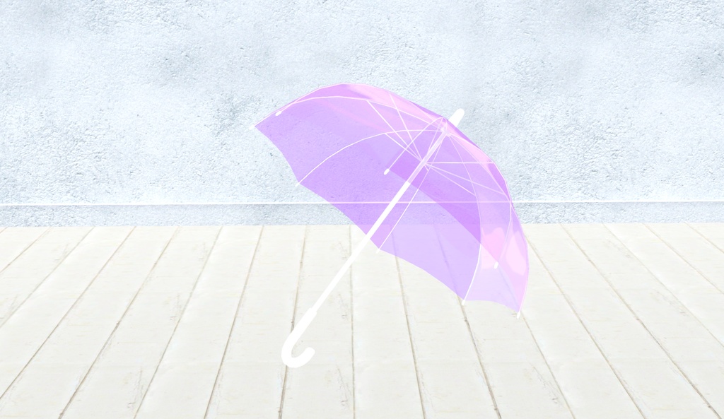 【無料アバターアクセサリー】ビニール傘・Umbrella
