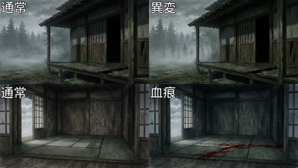 【TRPG・ゲーム背景素材】廃村-haison- 忘れられた村