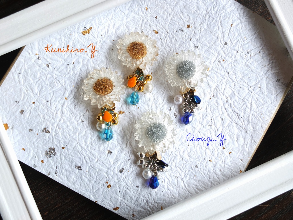 【完売】山姥切たちの向日葵ピアス/イヤリング