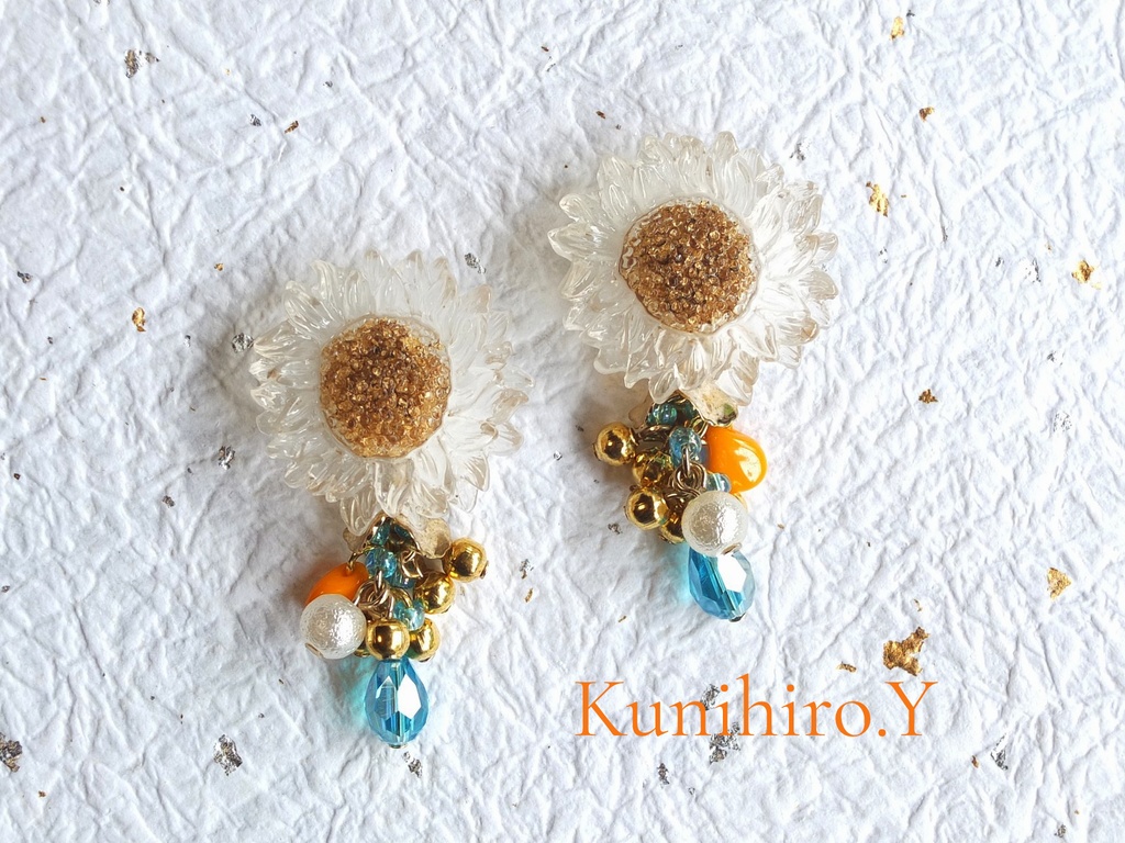 【完売】山姥切たちの向日葵ピアス/イヤリング