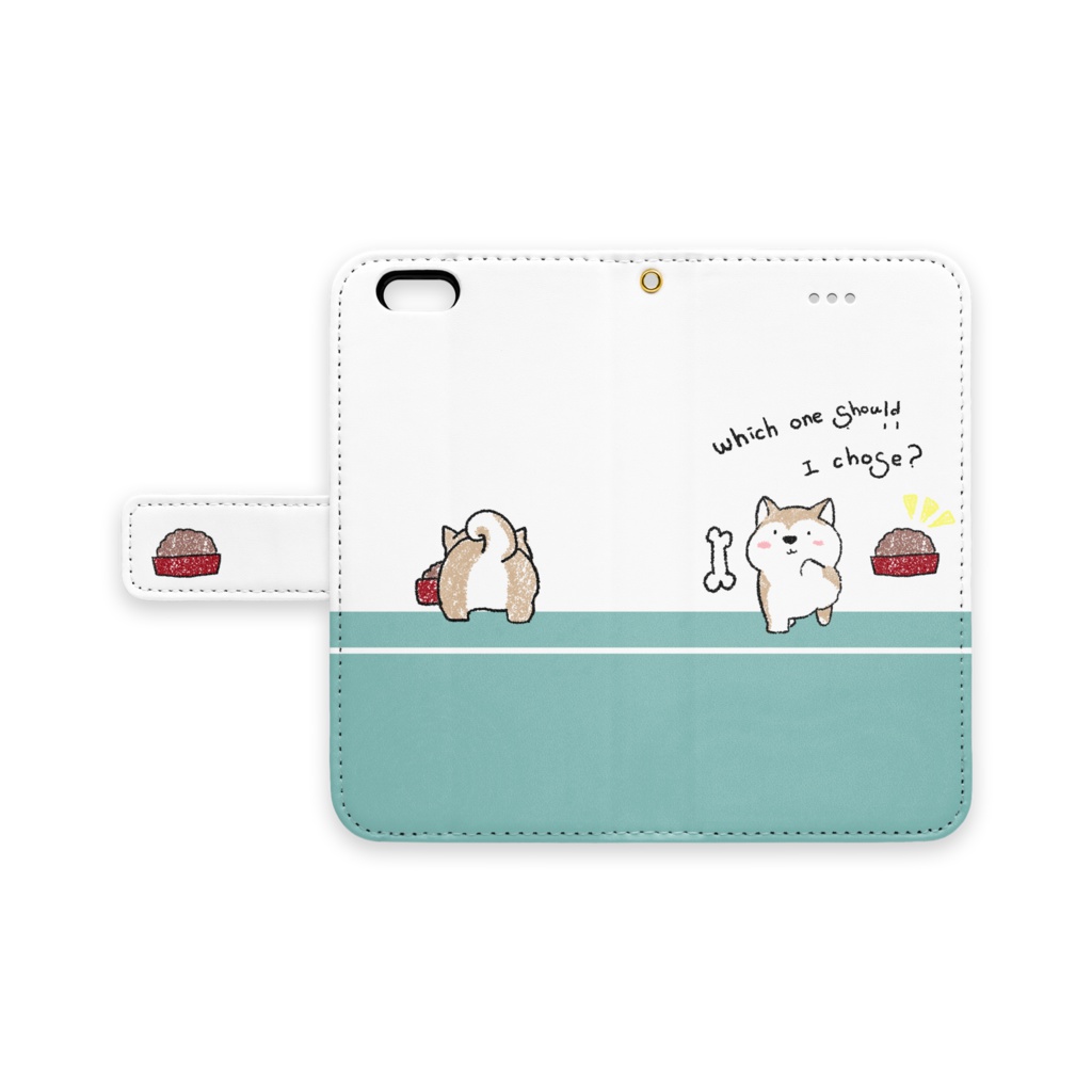わんちゃん(iPhone6/6s)手帳型ケース