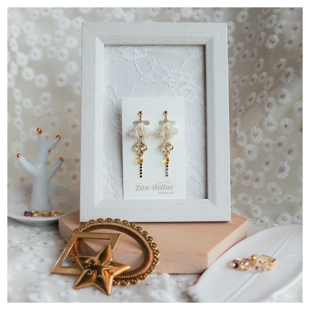 エメトセルクイメージイヤリング(スズラン)