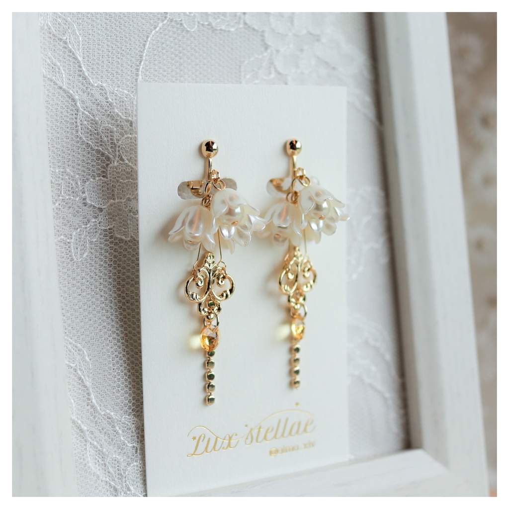 エメトセルクイメージイヤリング(スズラン)