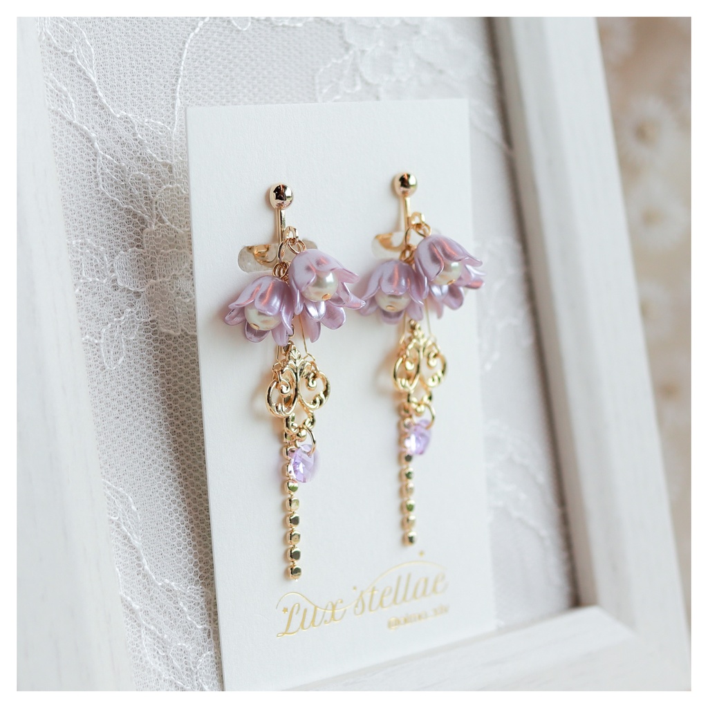 ヒュトロダエウスイメージイヤリング(スズラン)