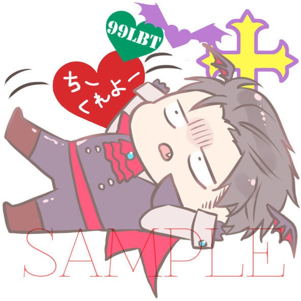 きゅうけつりばいさんのアクリルストラップ