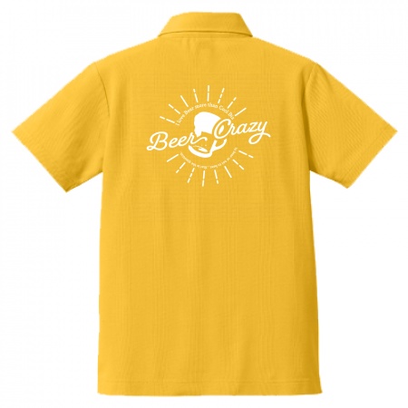 ビールクズポロシャツ ラガー(黄)