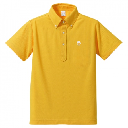 ビールクズポロシャツ ラガー(黄)