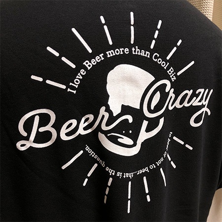 ビールクズポロシャツ スタウト(黒)