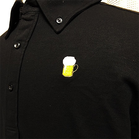 ビールクズポロシャツ スタウト(黒)