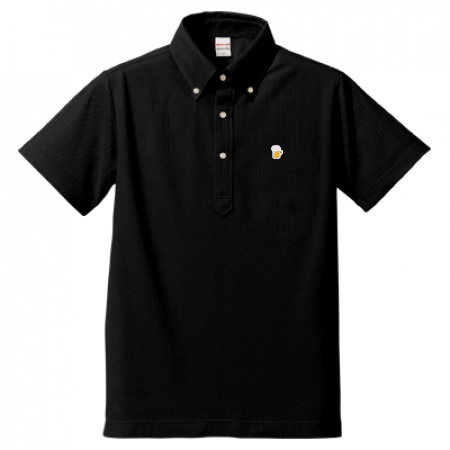 ビールクズポロシャツ スタウト(黒)