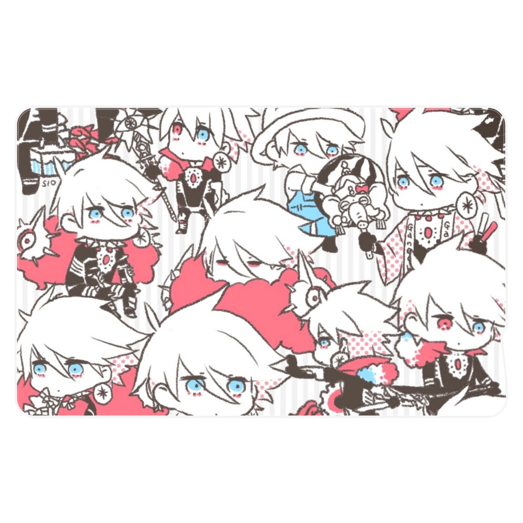 ミニカルナさん総柄ICカードステッカー※2枚入