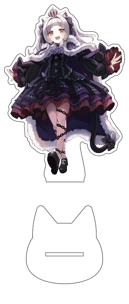 【非公式】紫咲シオン（ゴスロリ衣装）_アクリルスタンド【再販分】