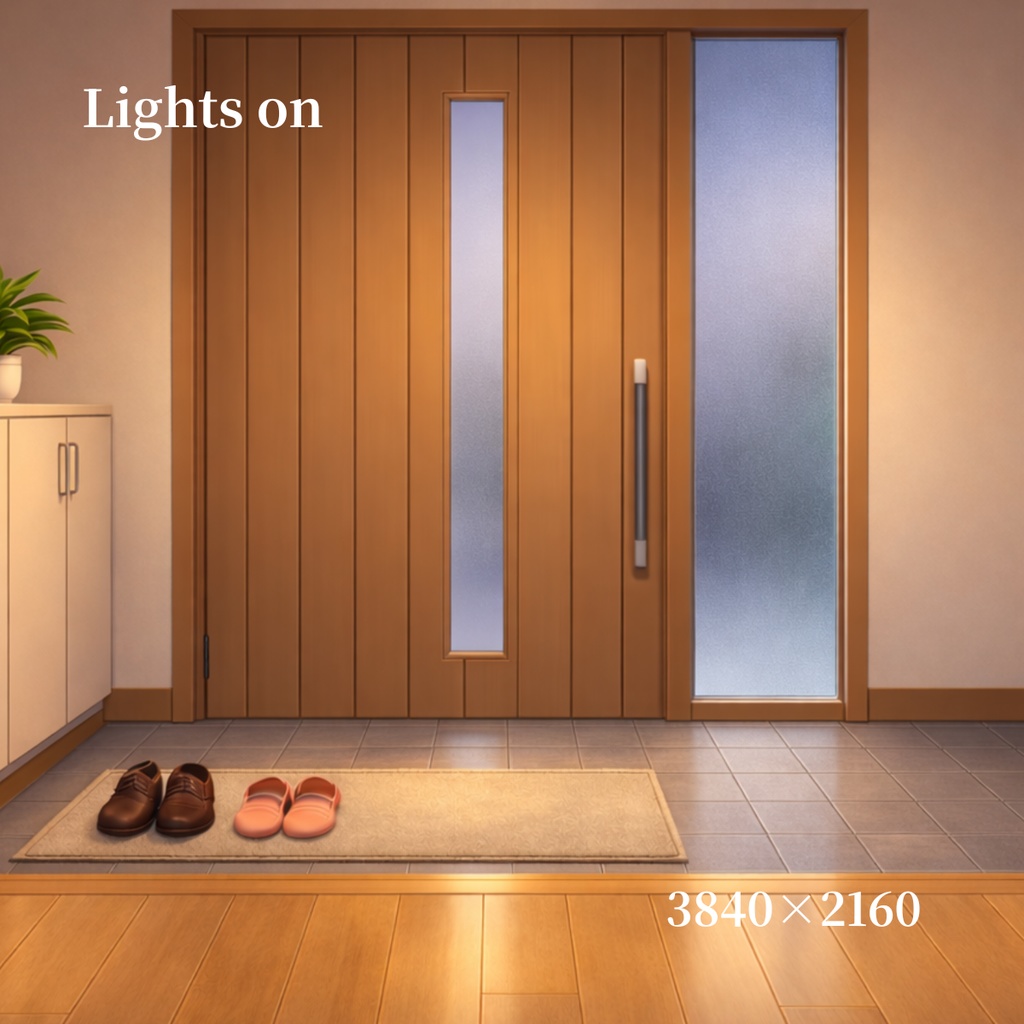 【選べる全9種】玄関背景素材セット ‐物語が始まる場所‐