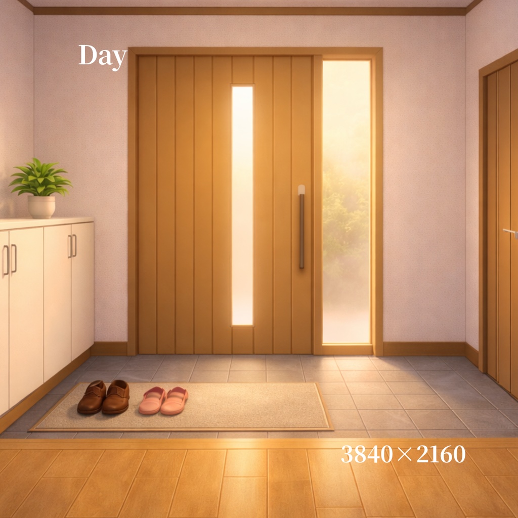 【選べる全9種】玄関背景素材セット ‐物語が始まる場所‐