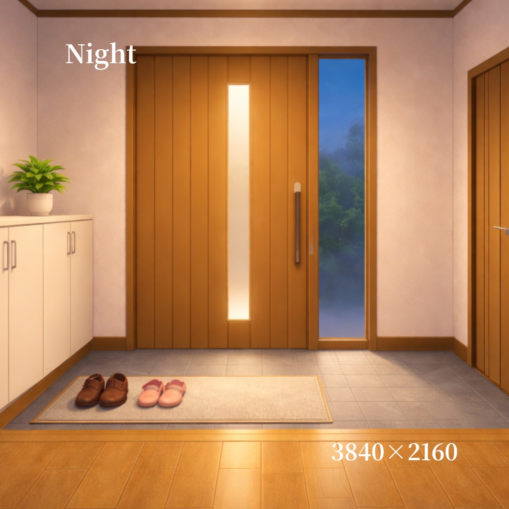 【選べる全9種】玄関背景素材セット ‐物語が始まる場所‐