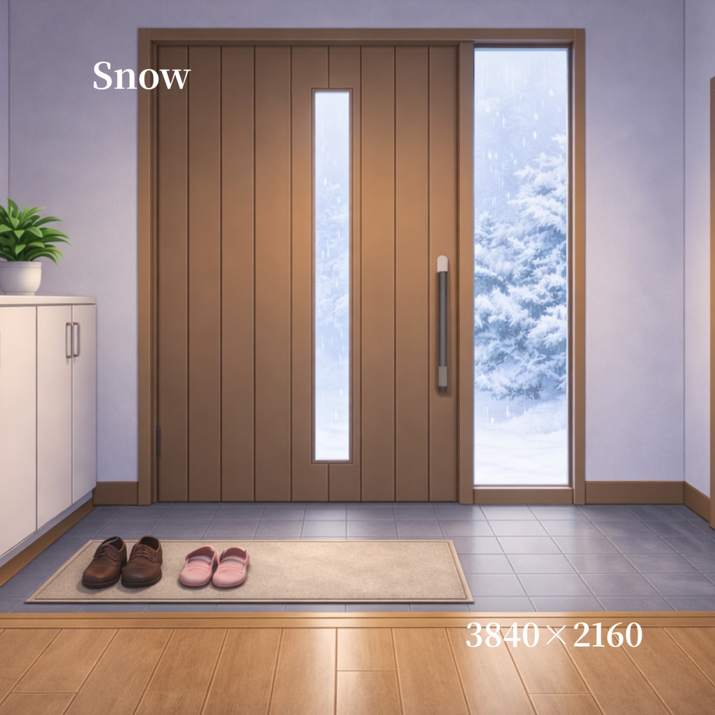 【選べる全9種】玄関背景素材セット ‐物語が始まる場所‐