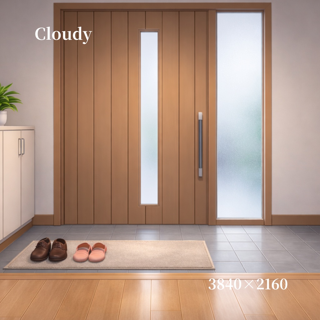 【選べる全9種】玄関背景素材セット ‐物語が始まる場所‐