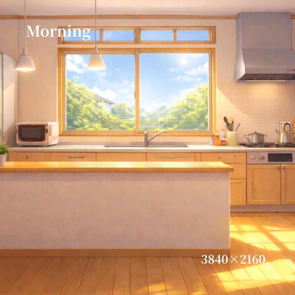 【選べる全7種】日本のキッチン背景素材セット ‐暮らしを彩る温かな台所‐