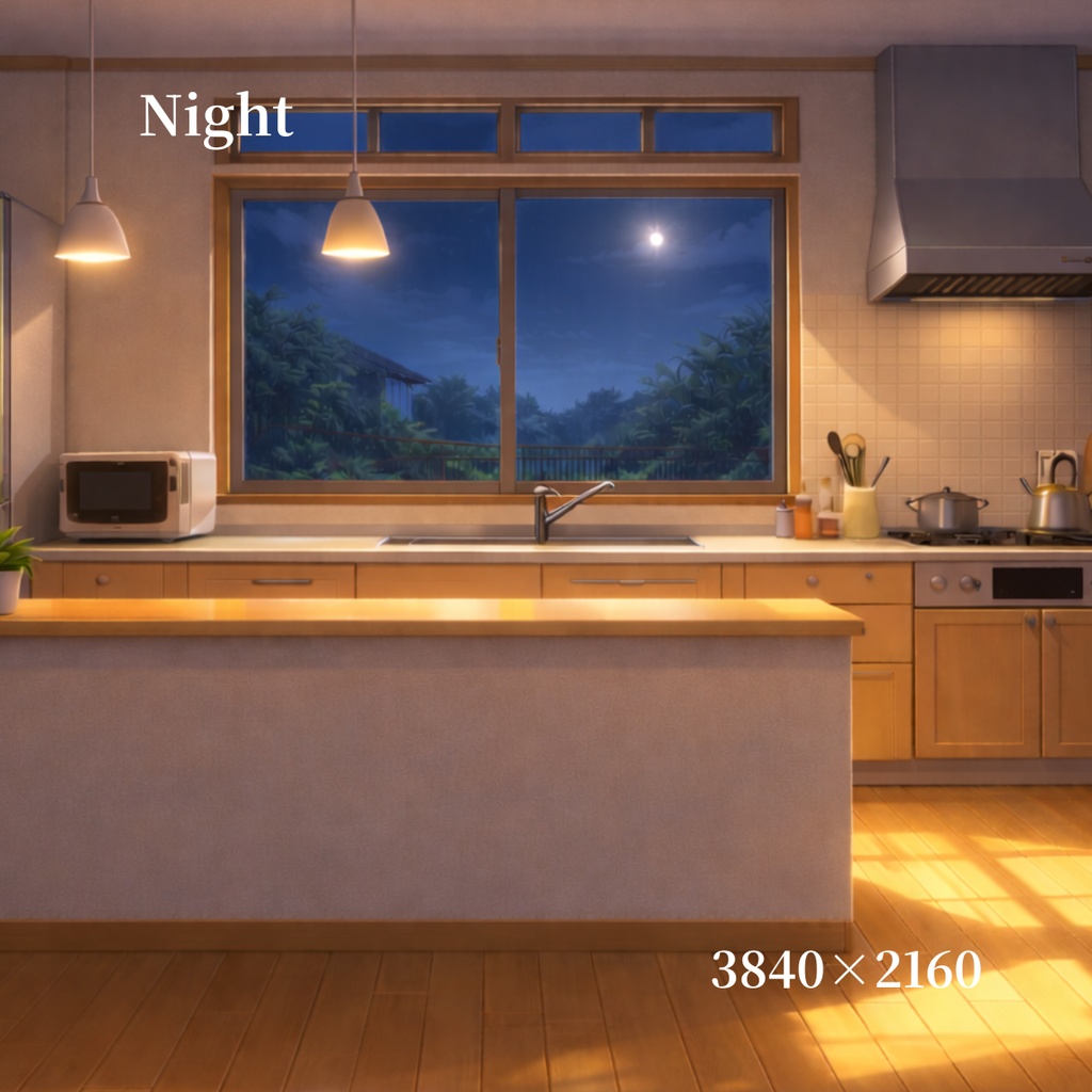 【選べる全7種】日本のキッチン背景素材セット ‐暮らしを彩る温かな台所‐